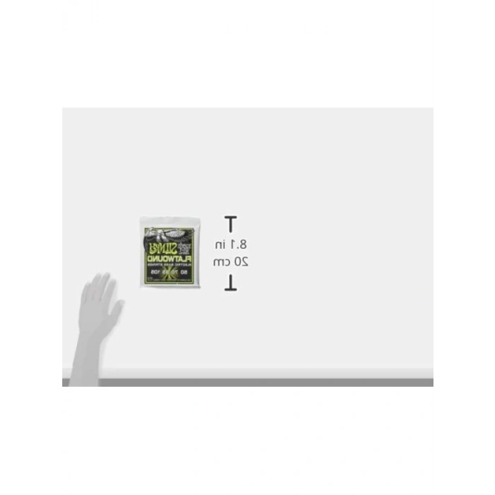 Normal Slinky Flatwound Elektrik Bas Telleri - Ölçü 50-105