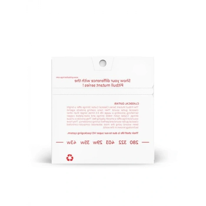 Normal Tansiyon Klasik Gitar Teli - Pitbull Mutant Seri