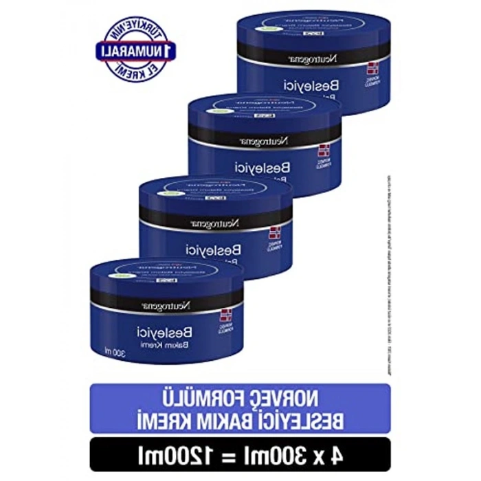 Norveç formülü besleyici bakım kremi, 4 x 300 ml set