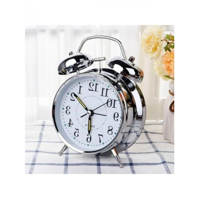 Nostaljik Büyük Boy Masa Çalar Saat - Işıklı Alarm