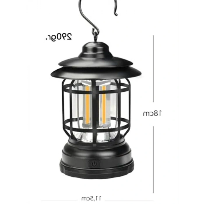 Nostaljik Pilli Led Lamba, Kamp Lambası