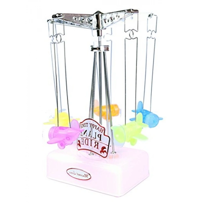 Nostaljik Uçaklı Kurmalı Müzik Kutusu