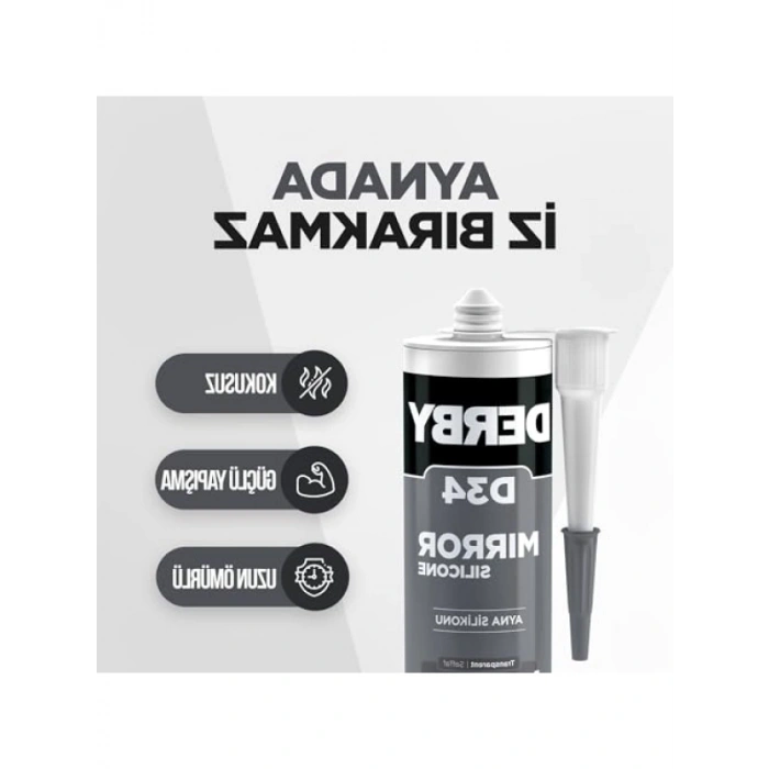 Nötr Kürleşen Şeffaf Ayna Silikonu - 320g