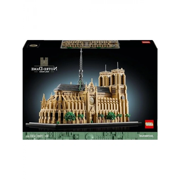 Notre Dame Katedrali 4383 Parça Model Yapım Seti, Mimari Meraklıları İçin Koleksiyonluk