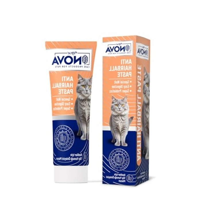 Nova Premium (Tüy Yumağı Önleyici) Anti hairball Malt Paste 100gr