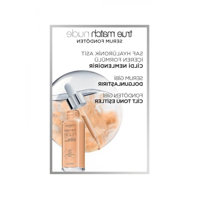 Nude Fondöten Serum, 1-2 Rosy Light