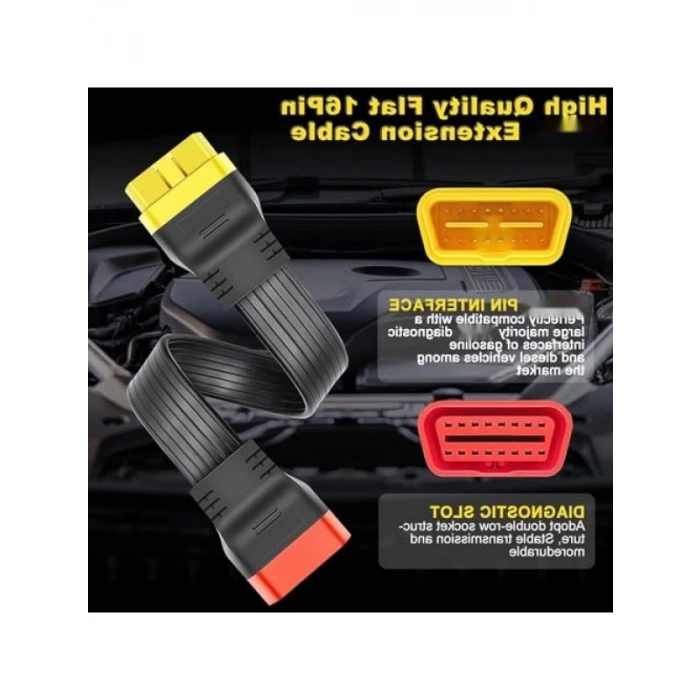 OBD2 Tanılama Kablosu Uzatma Adaptörü (36 cm)