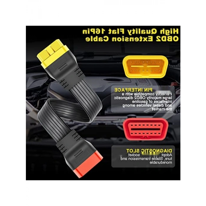OBD2 Uzatma Kablo Adaptörü 36 cm
