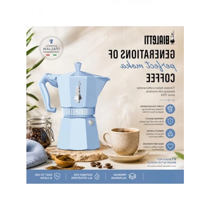 Ocak Üstü Espresso Pişirici, 130ml, Alüminyum Gövde
