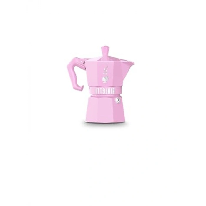 Ocak Üstü Espresso Pişirici, 130ml Kapasite, Pembe Renk