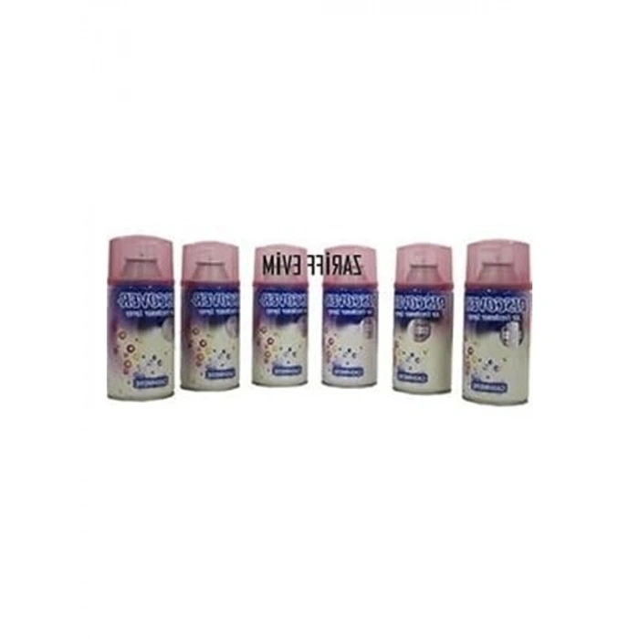 Oda Kokusu Spreyi, 320 ml X 6 Paket ile Makinaya Uyumlu Kullanım