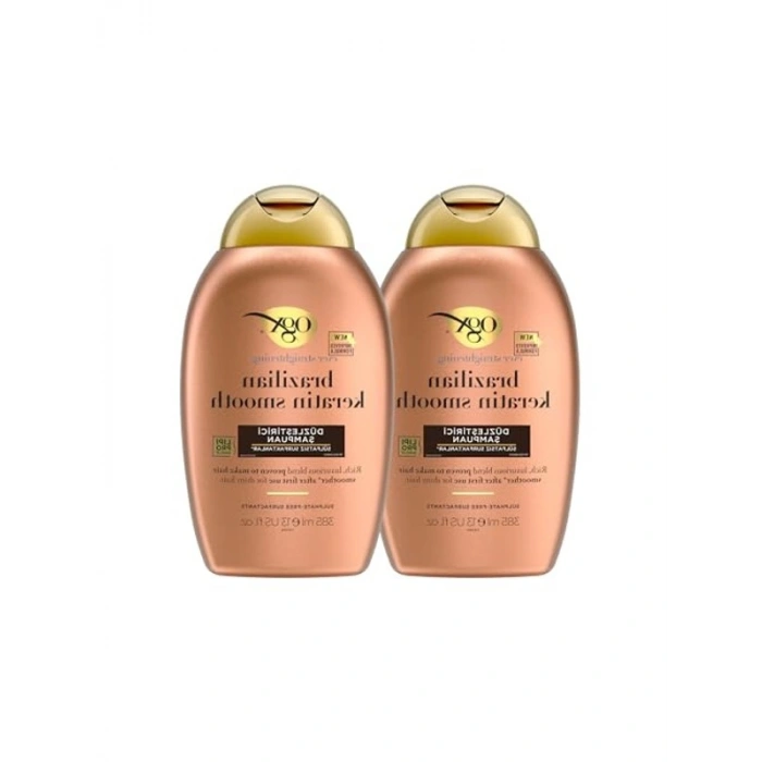 OGX Brezilyalı Keratin Terapisi Şampuanı, 385 ml, 2li Paket