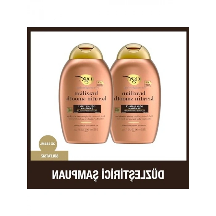 OGX Brezilyalı Keratin Terapisi Şampuanı, 385 ml, 2li Paket