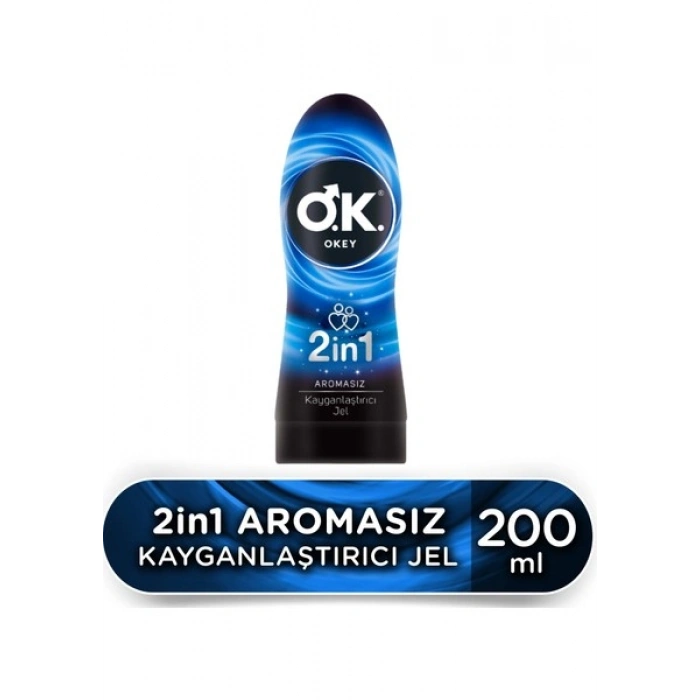 Okey 2in1 Aromasız Jel 200 Ml