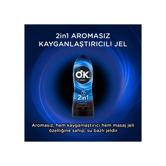 Okey 2in1 Aromasız Jel 200 Ml