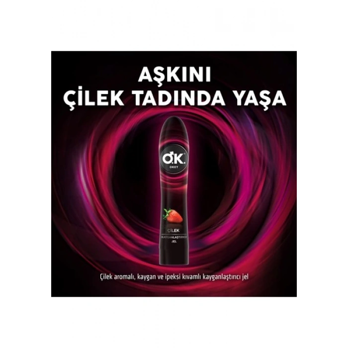 Okey Kayganlaştırıcı Jel – Çilekli 100ml