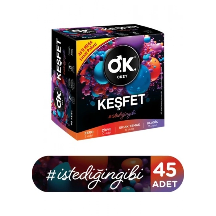 Okey Keşfet 45li Prezervatif