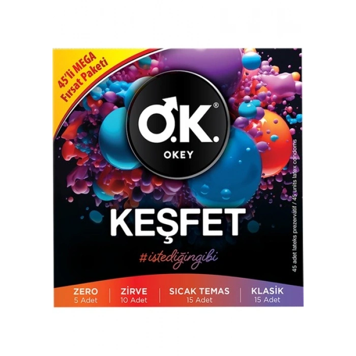 Okey Keşfet 45li Prezervatif