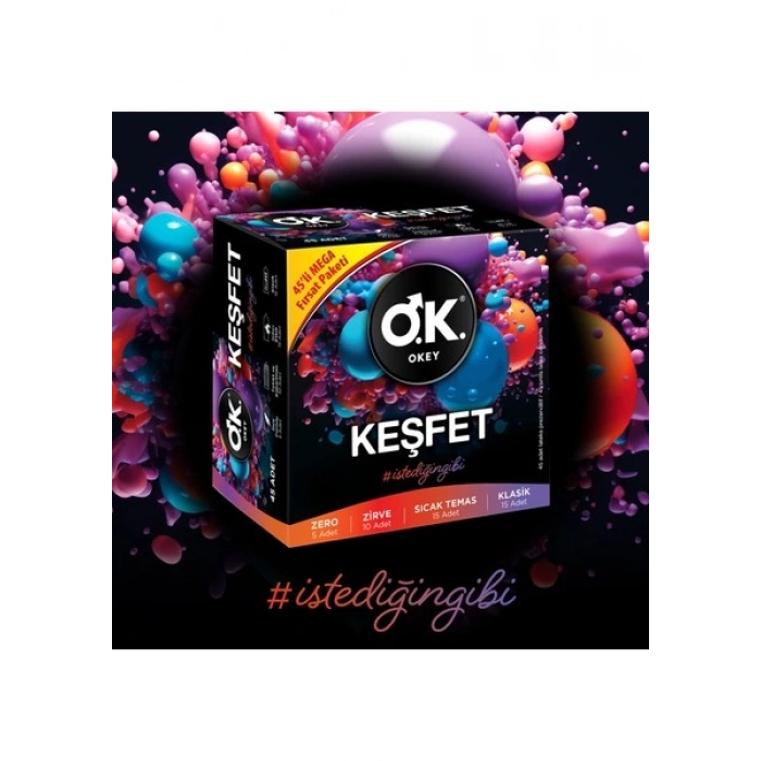 Okey Keşfet 45li Prezervatif