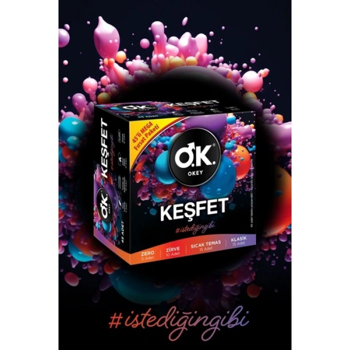 Okey Keşfet 45li Prezervatif