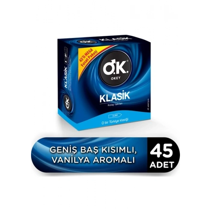 Okey Klasik 45li Prezervatif Avantaj Paketi