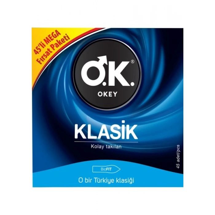 Okey Klasik 45li Prezervatif Avantaj Paketi
