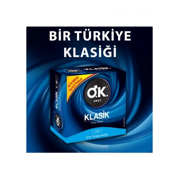 Okey Klasik 45li Prezervatif Avantaj Paketi