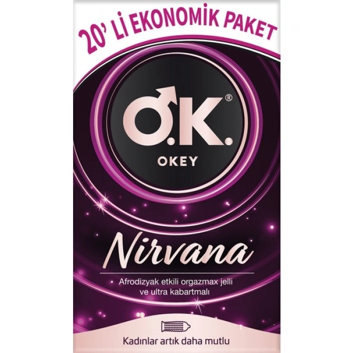 Okey Nirvana 20li Ekonomik Prezervatif