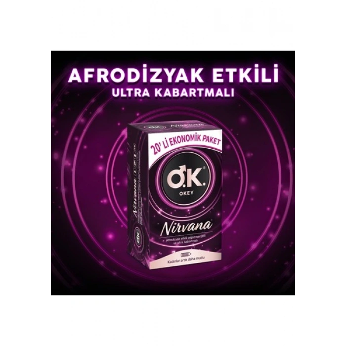 Okey Nirvana 20li Ekonomik Prezervatif