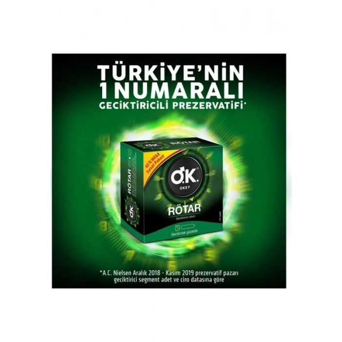 Okey Rötar 45Li Prezervatif