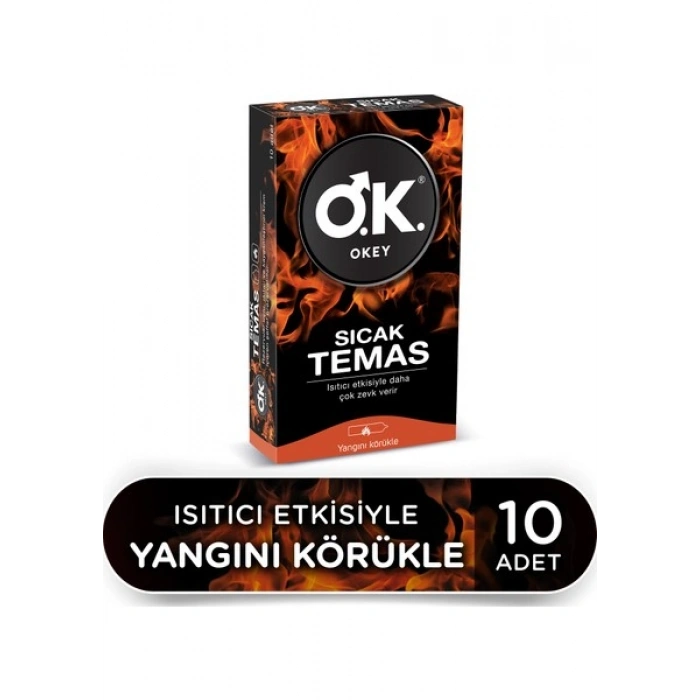 Okey Sıcak Temas Prezervatif 10lu