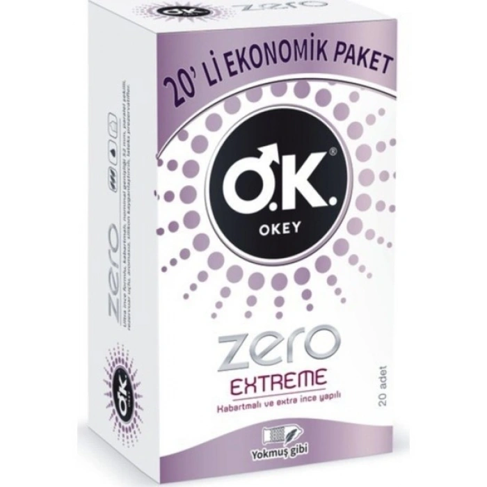 Okey Zero Extreme 20li Prezervatif