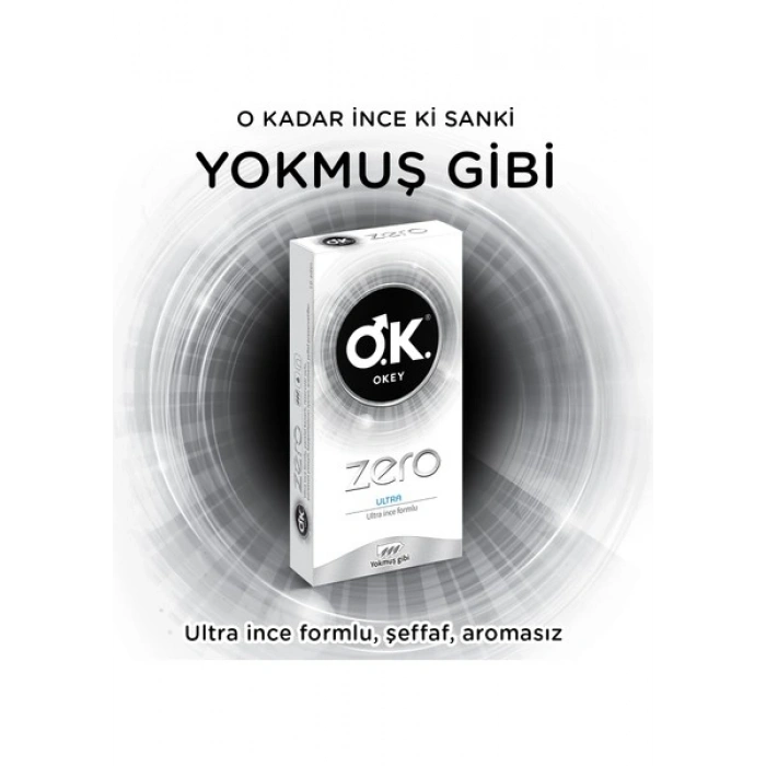 Okey Zero Ultra Prezervatif 10lu