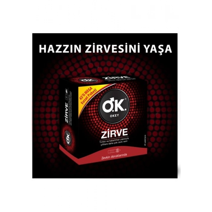 Okey Zirve 45li Prezervatif Avantaj Paketi