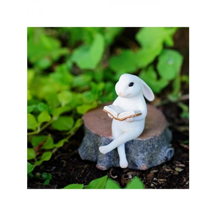 Okuyan Tavşan Kütük Heykeli, 5.7 cm