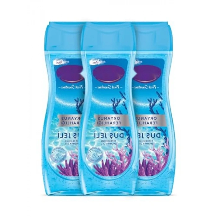 Okyanus Tazeliğinde Vegan Duş Jeli 3x450ml