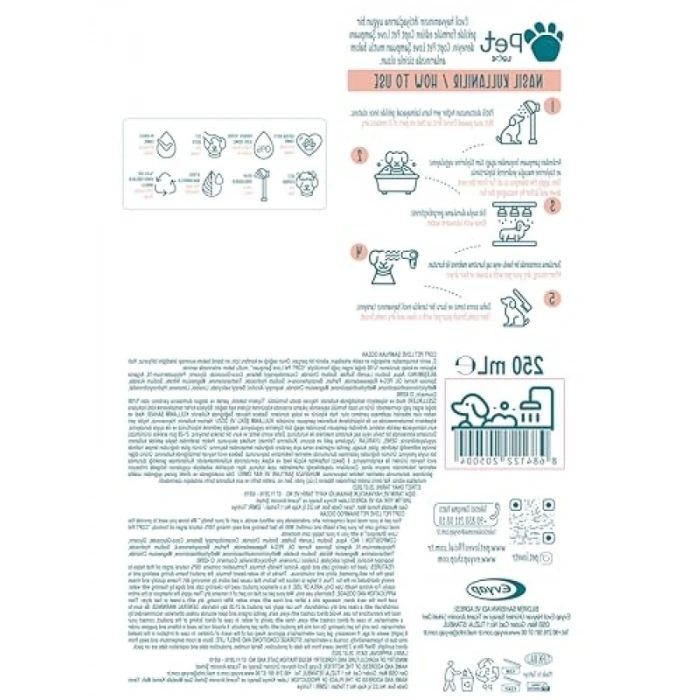 Okyanus Temalı Paraben ve Alkol İçermeyen Şampuan - 250 ml