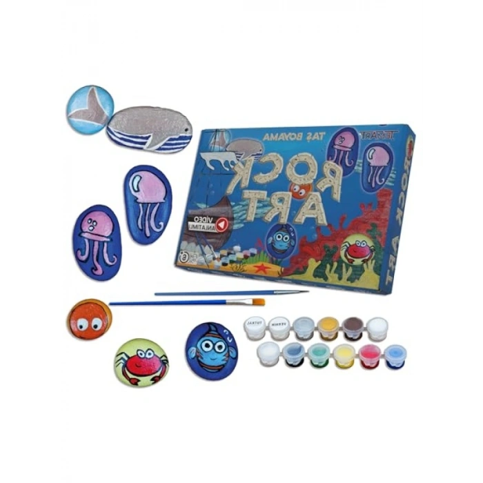 Okyanus Temalı Taş Boyama Etkinlik Seti