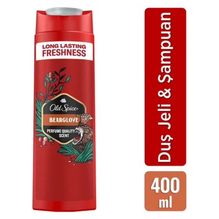 Old Spice Bearglove Erkek Duş Jeli ve Şampuan 400 ml
