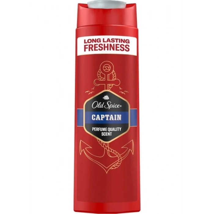 Old Spice Captain Erkek Duş Jeli ve Şampuan 400 ml