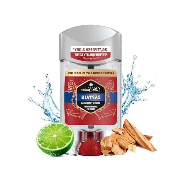 Old Spice Captain Terlemeyi Önleyici Şeffaf Jel Deodorant 70 ml