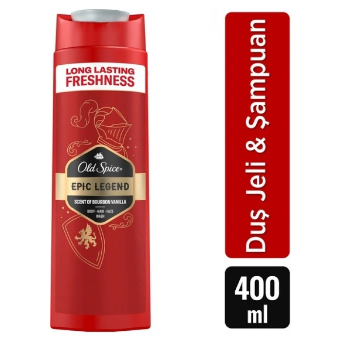 Old Spice Epic Legend Erkek Duş Jeli ve Şampuan 400 ml
