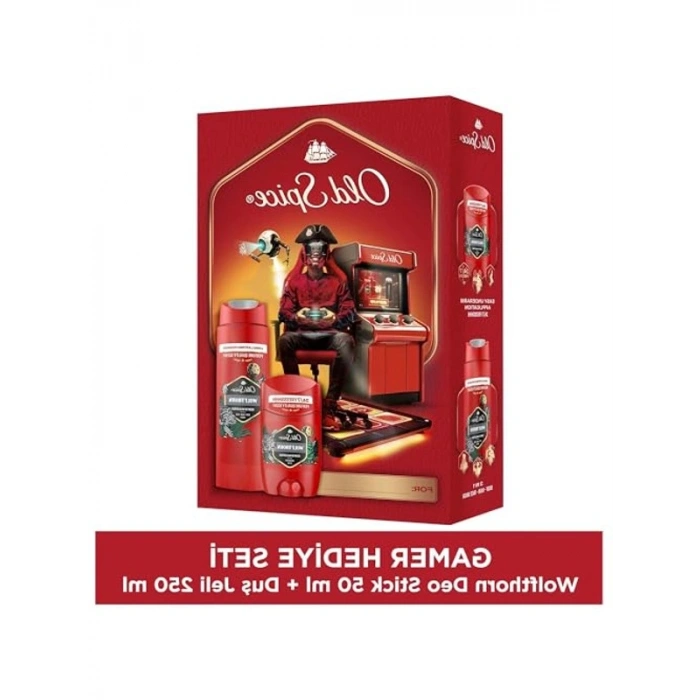 Old Spice Gamer Hediye Seti: Wolfthorn Deodorant Stick 50 ml + Duş Jeli 250ml