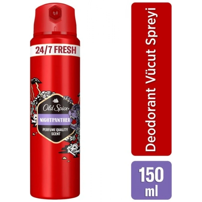 Old Spice Night Panther Erkek Sprey Vücut Deodorantı 150 ml