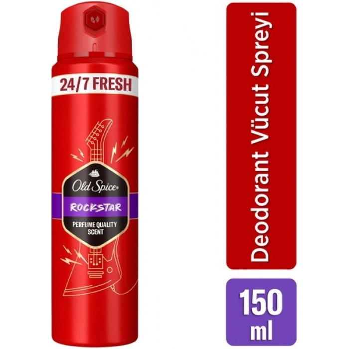 Old Spice Rockstar Erkek Deodorant Vücut Spreyi 150 ml