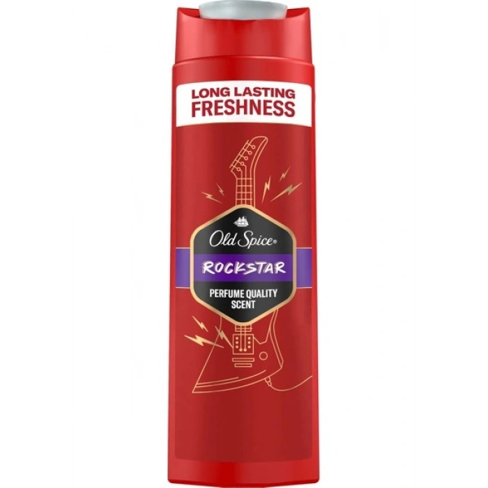 Old Spice Rockstar Erkek Duş Jeli ve Şampuan 400 ml