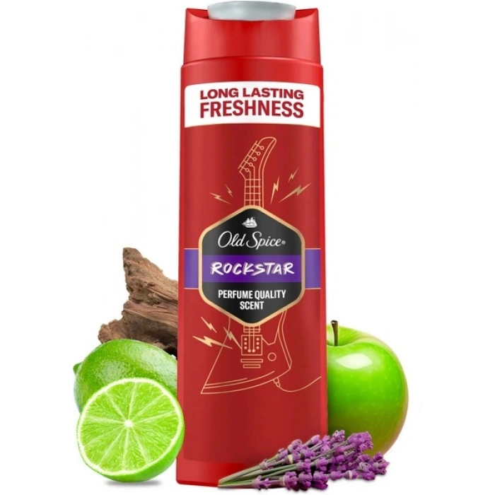 Old Spice Rockstar Erkek Duş Jeli ve Şampuan 400 ml