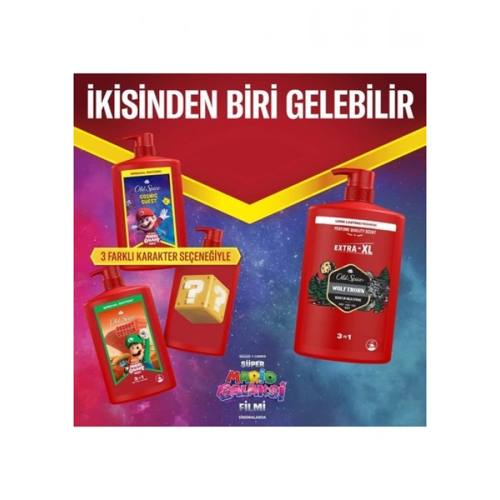 Old Spice Süper Mario 3’ü 1 Arada Duş Jeli 1000 ml