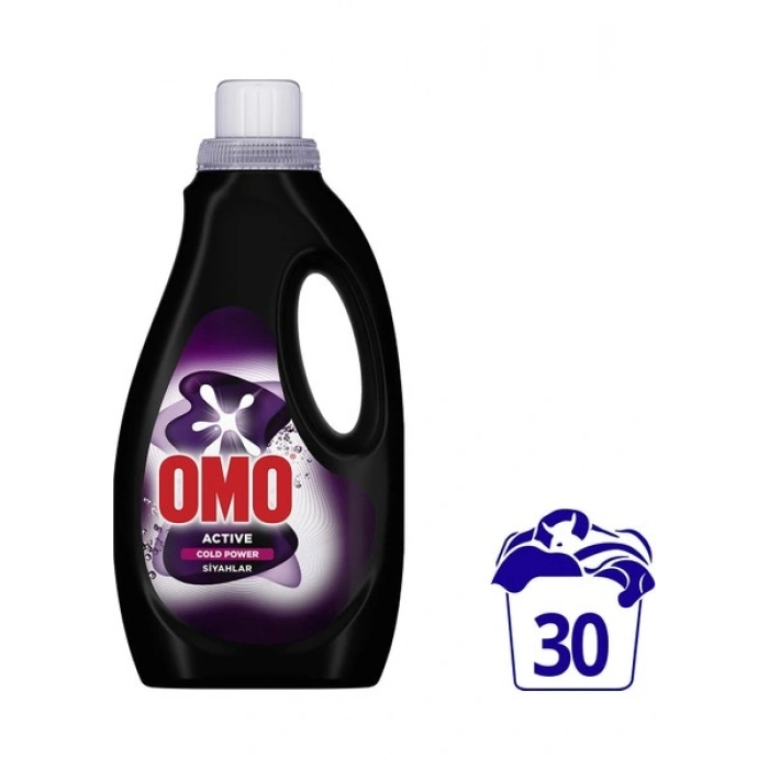 Omo Active Cold Power Siyahlar Için Sıvı Deterjan 1500 ml