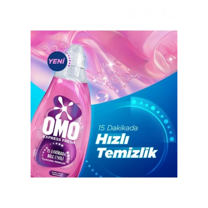 Omo Express Fresh Capcanlı Renkler Renkli ve Siyahlar Sıvı Çamaşır Deterjanı 1480 ml